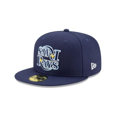 Sapca New Era Tampa Bay Rays MLB Team Mirror 59FIFTY Fitted - Albastri